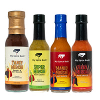 A Mirchi for Every Mood, All 4 Hot Sauces