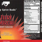 Label of Fiery Mirchi hot sauce with nutrition facts and ingredients listed.